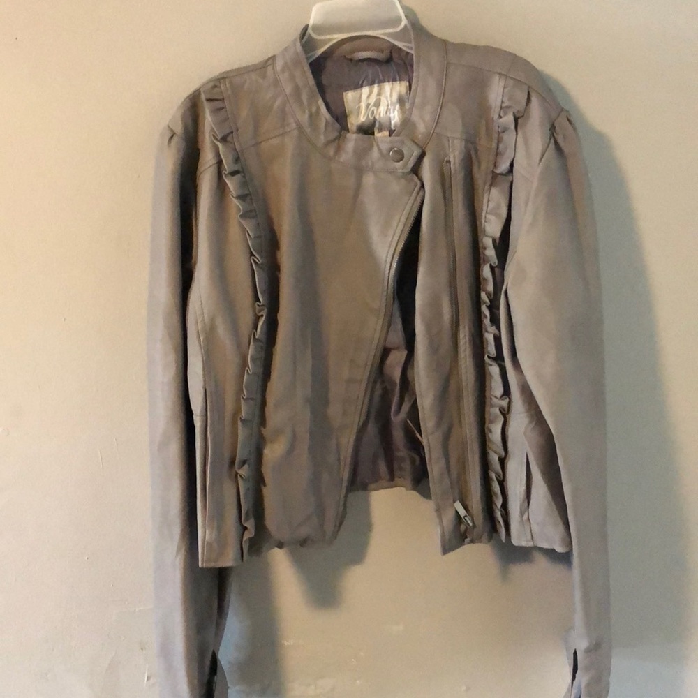Faux leather jacket